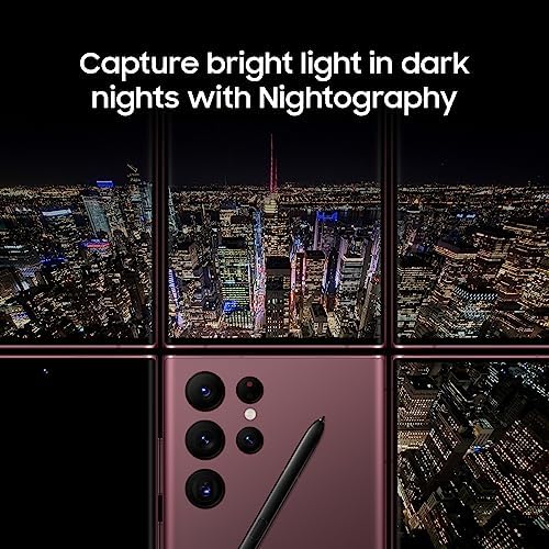 SAMSUNG Galaxy S22 Ultra Cell Phone, Factory Unlocked Android Smartphone, 256GB, 8K Camera, Brightest Display Screen, S Pen, Long Battery Life, Fast 4nm Processor, US Version, 2022, Phantom Black Cell Phones & Accessories 2 SAMSUNG Galaxy S22 Ultra Cell Phone, Factory Unlocked Android Smartphone, 256GB, 8K Camera, Brightest Display Screen, S Pen, Long Battery Life, Fast 4nm Processor, US Version, 2022, Phantom Black Cell Phones & Accessories - Image 2