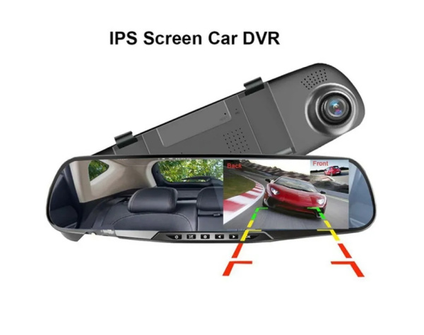 Car Rearview Mirror DVR 1080P Dual Lens Driving Video Recorder Rearview Dash Camera 4.3/2.8inch Car Electronics Accessories - Image 2