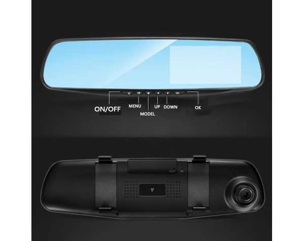 Car Rearview Mirror DVR 1080P Dual Lens Driving Video Recorder Rearview Dash Camera 4.3/2.8inch Car Electronics Accessories - Image 4