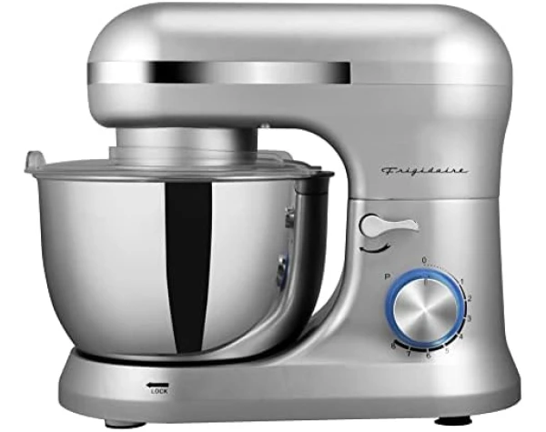 Frididaire Food Stand Mixer Silver 4.5L Retro Stand Mixer (Silver), 4.75 quart Home & Kitchen