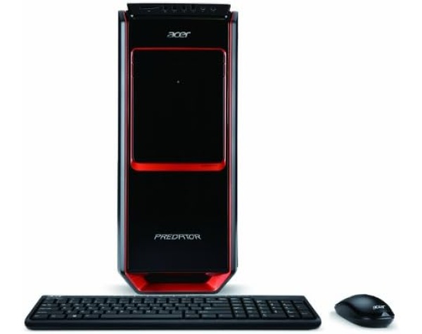 Gaming PC: Acer Predator AG3-605-UR1C Desktop (3.1 GHz Intel Core i5-4440 Processor, 8GB DDR3, 1TB HDD, NVIDIA GeForce GTX 745, Windows 11 Pro) Black  Electronics (Condition Used)