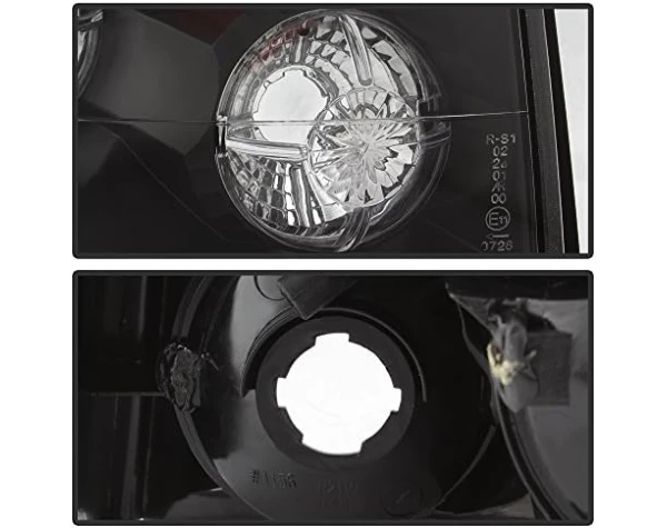 Altezza Euro Style Tail Light Lamp For 2001-2006 Hyundai Santa Fe - Black Housing, Driver and Passenger Side  Automotive (2 for Price of 1 DEAL! - Read Details) - Image 4