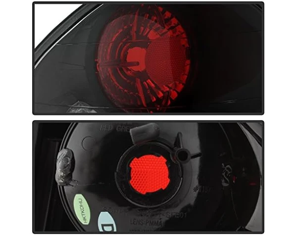 Altezza Euro Style Tail Light Lamp For 2001-2006 Hyundai Santa Fe - Black Housing, Driver and Passenger Side  Automotive (2 for Price of 1 DEAL! - Read Details) - Image 3