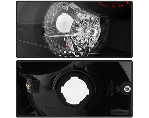 Altezza Euro Style Tail Light Lamp For 2001-2006 Hyundai Santa Fe - Black Housing, Driver and Passenger Side  Automotive (2 for Price of 1 DEAL! - Read Details) - Image 5