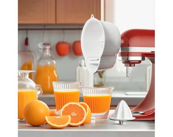 Juicer Attachment for KitchenAid Stand Mixer, For Kitchen Aid Juicer Attachment With Two Sizes of Reamer, Juicer Attachment Used to Squeeze Lemons, Oranges, Limes And Other Fresh Citrus Fruit Home & Kitchen - Image 7