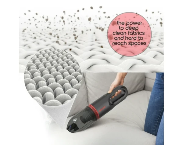 IonVac Cordless Vacuum, Lightweight Handheld Cordless Vacuum Cleaner, USB Charging, Multi-Surface - Image 9