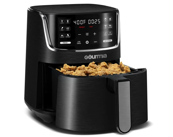 Gourmia 4-Quart Digital Air Fryer with 12 One-Touch Presets, New, GAF414, 12 in High  Home & Kitchen - Image 4