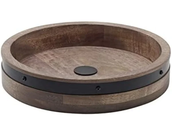 Mikasa Mango Wood Two-Tier Lazy Susan - Image 8