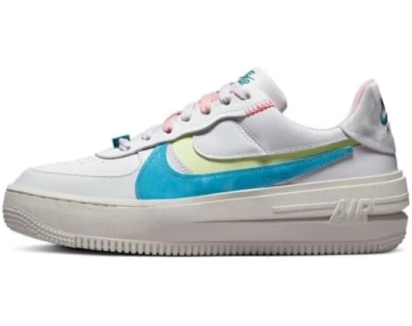 Original Nike AF1 PLT.AF.ORM White/Blue/Volt/Green DZ5197 100 Women's Size 7 KC | Fashion Sneakers