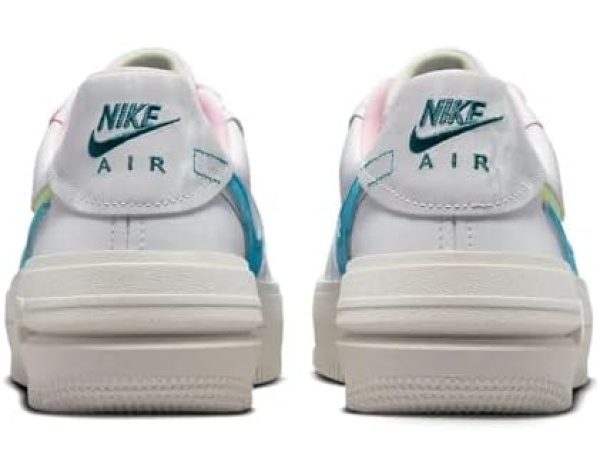 Original Nike AF1 PLT.AF.ORM White/Blue/Volt/Green DZ5197 100 Women's Size 7 KC | Fashion Sneakers - Image 4