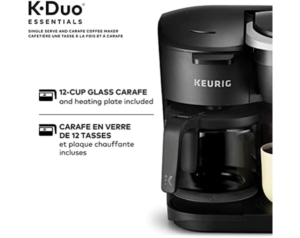 Keurig K-Duo Essentials K-Cup Pod Black Home & Kitchen - Image 4