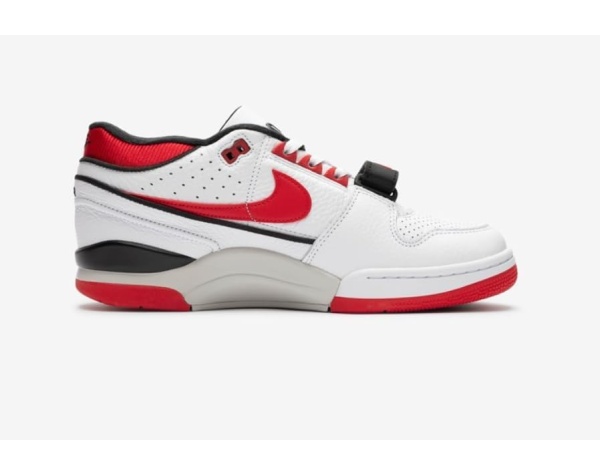 Original Nike Billie Eilish Air Alpha Force 88 SP, White/Fire Red-Neutral Grey, Size 4M / 5.5W | Basketball | Tennis | Shoe - Image 7