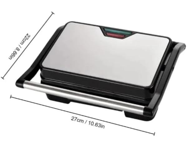 SOKANY Indoor Grill, Panini Press, Sandwich Maker with Indicator Lights, 850 Watt Electric Panini Press, Sandwich Press, Non-Stick Coated Plates, Cool Touch Handle, SK-223 Home & Kitchen - Image 8