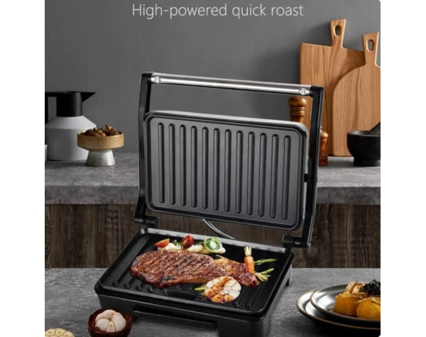 SOKANY Indoor Grill, Panini Press, Sandwich Maker with Indicator Lights, 850 Watt Electric Panini Press, Sandwich Press, Non-Stick Coated Plates, Cool Touch Handle, SK-223 Home & Kitchen - Image 12