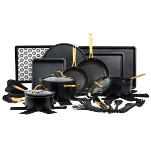 Thyme Table 32 Piece Cookware Bakeware Non Stick Set Black 2ff680a7 1a22 432c a5a6 149e84e82225.6c7265a12770495c999d9cd2466869df