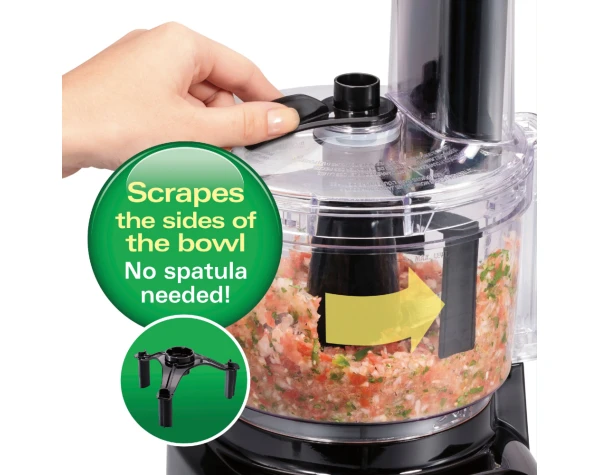 Hamilton Beach Bowl Scraper 8 Cup Food Processor - Image 7