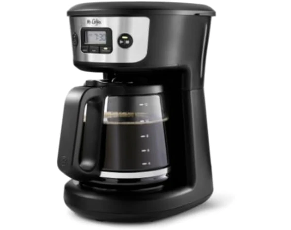 M r. C o f f e e 12-Cup Programmable Coffee Maker with Strong Brew Selector, Stainless Steel. Home & Kitchen - Image 2