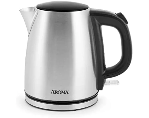 Aroma Housewares Housewares 1.0L / 4-cup Stainless Steel Electric Kettle (AWK-267SB) Home & Kitchen