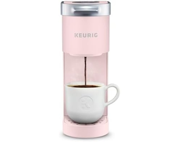 Keurig K-Mini Single Serve K-Cup Pod Coffee Maker, Dusty Rose, 6 to 12 oz. Brew Sizes Home & Kitchen