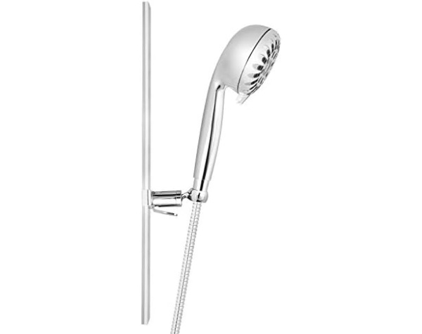 Waterpik Slide Rail Hand Held Shower Head Chrome Height Select with PowerPulse Therapeutic Massage Spray, SRXPP-763ME - - Image 5