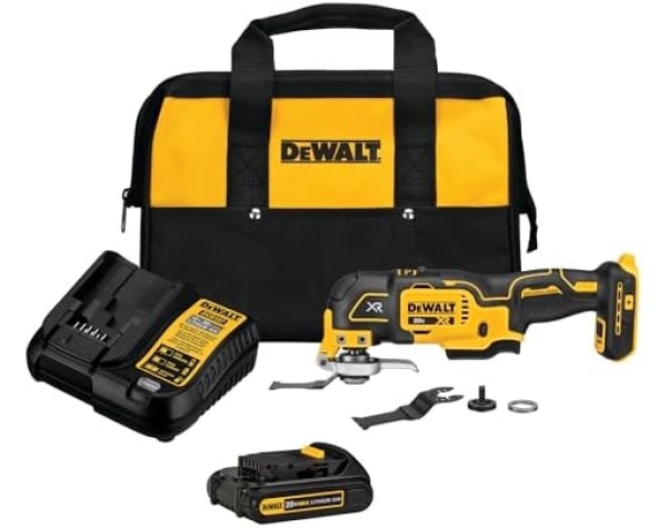 DEWALT 20V MAX XR Oscillating Tool Kit, 3-Speed (DCS356C1)  Everything Else