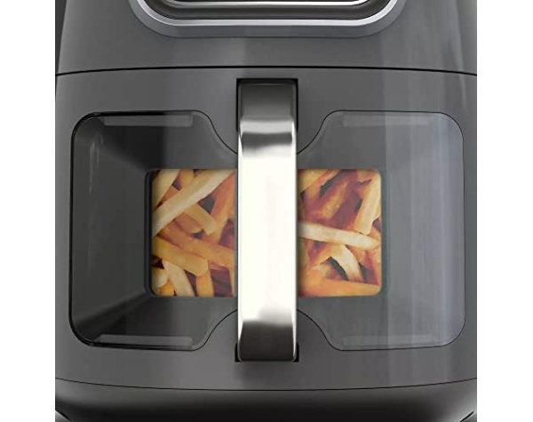 Ninja AF171 EzView Max XL Air Fryer that Cooks, Crisps, Roasts, Broils, Bakes, Reheats & Dehydrates, with 5.5 Quart Capacity, and a EzView Window, Grey (Renewed)  Home & Kitchen - Image 2