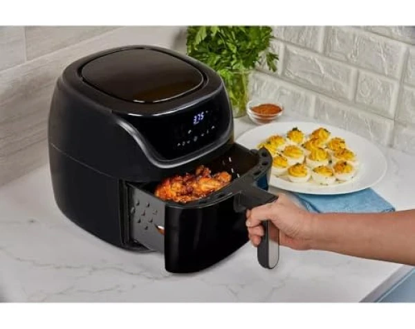 ROKAZ Vortex Pro Air Fryer 4qt - Black, M  Home & Kitchen - Image 6