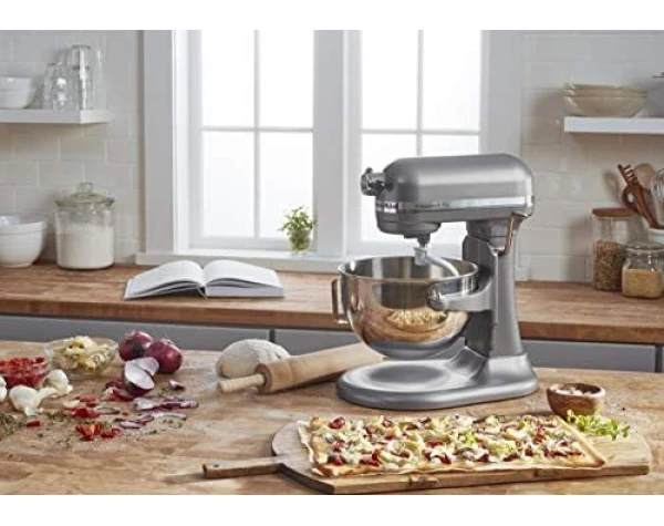 KitchenAid KV25G0XSL Professional 5 Plus Series Bowl-Lift Stand Mixer, Silver, 5 quart Home & Kitchen - Image 4