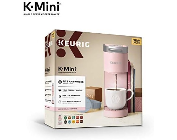 Keurig K-Mini Single Serve K-Cup Pod Coffee Maker, Dusty Rose, 6 to 12 oz. Brew Sizes Home & Kitchen - Image 12