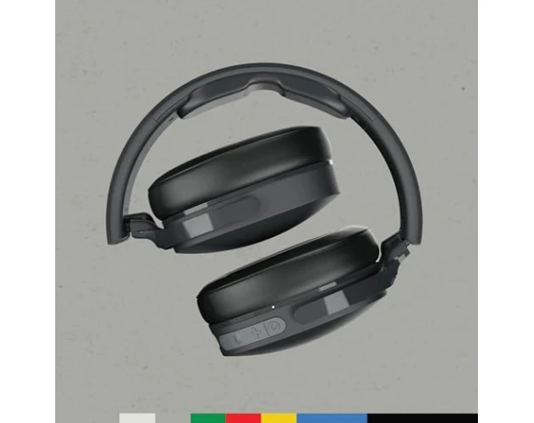 Skullcandy Hesh Evo Wireless Headphones with Charging Cable, 36 Hr Battery, Microphone, Works with iPhone Android and Bluetooth Devices - True Black  Electronics - Image 3
