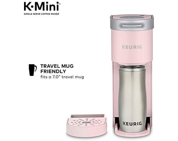 Keurig K-Mini Single Serve K-Cup Pod Coffee Maker, Dusty Rose, 6 to 12 oz. Brew Sizes Home & Kitchen - Image 7