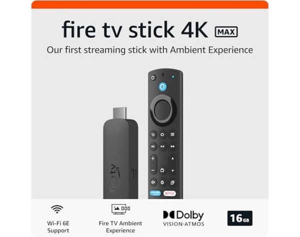 Amazon Fire TV Stick 4K Max streaming device