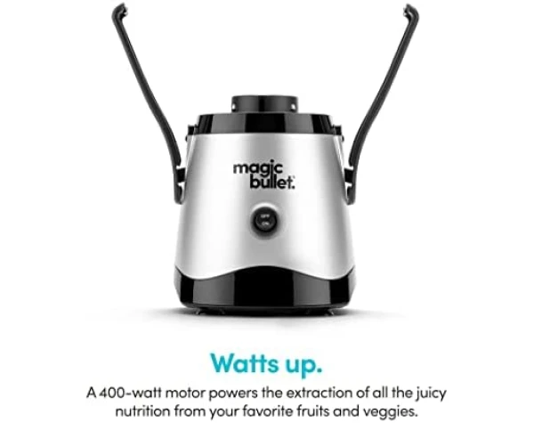 Magic Bullet Mini Juicer with Cup, Black and Silver  Home & Kitchen - Image 4