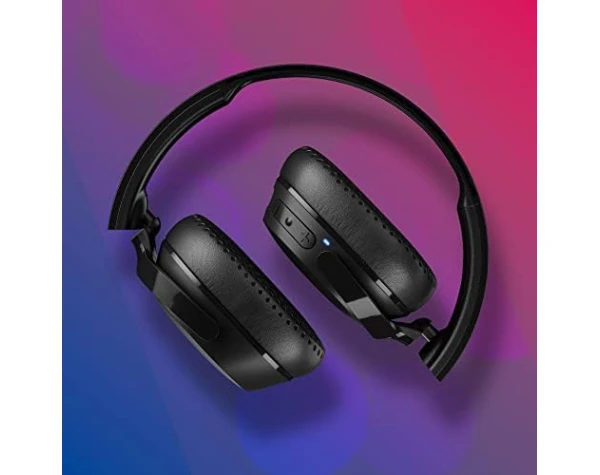 Skullcandy Riff 2 On-Ear Wireless Headphones, 34 Hr Battery, Microphone, Works with iPhone Android and Bluetooth Devices - Black  Electronics - Image 2