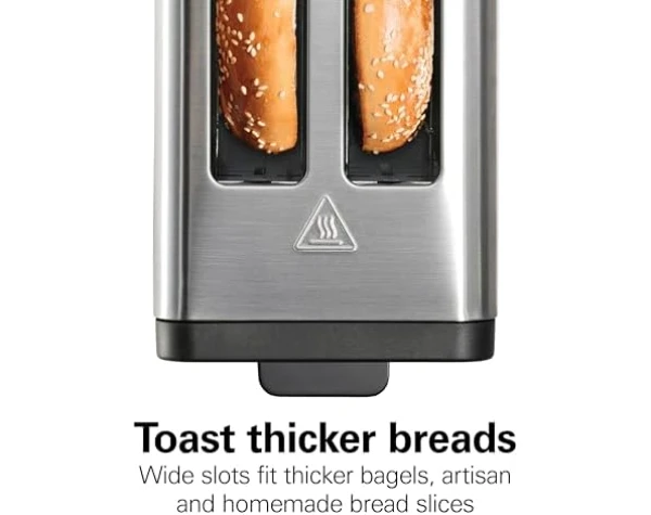 GYCO Hamillton Beach 2 Slice Toaster with Wide Slots, Bagel Function, Toast Boost, Stainless, New, 22997F, Black Home & Kitchen - Image 3