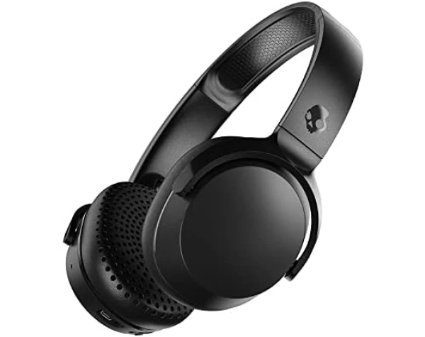 Skullcandy Riff 2 On-Ear Wireless Headphones, 34 Hr Battery, Microphone, Works with iPhone Android and Bluetooth Devices - Black  Electronics