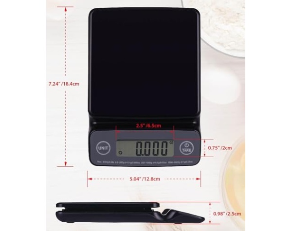 Digital Kitchen Food Scale, 500g/0.01g High Accuracy, Multifunction  Home & Kitchen - Image 2