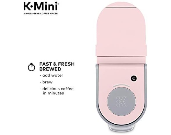 Keurig K-Mini Single Serve K-Cup Pod Coffee Maker, Dusty Rose, 6 to 12 oz. Brew Sizes Home & Kitchen - Image 4