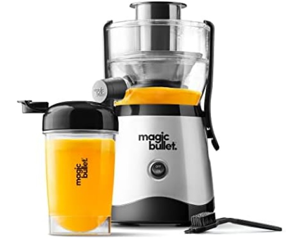 Magic Bullet Mini Juicer with Cup, Black and Silver  Home & Kitchen