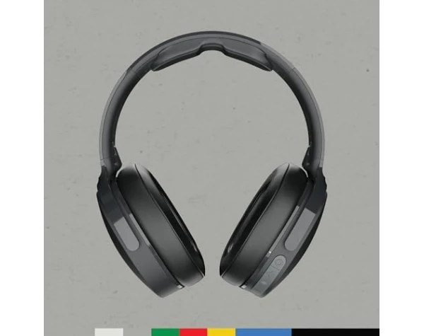 Skullcandy Hesh Evo Wireless Headphones with Charging Cable, 36 Hr Battery, Microphone, Works with iPhone Android and Bluetooth Devices - True Black  Electronics - Image 2