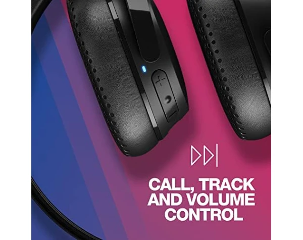 Skullcandy Riff 2 On-Ear Wireless Headphones, 34 Hr Battery, Microphone, Works with iPhone Android and Bluetooth Devices - Black  Electronics - Image 4