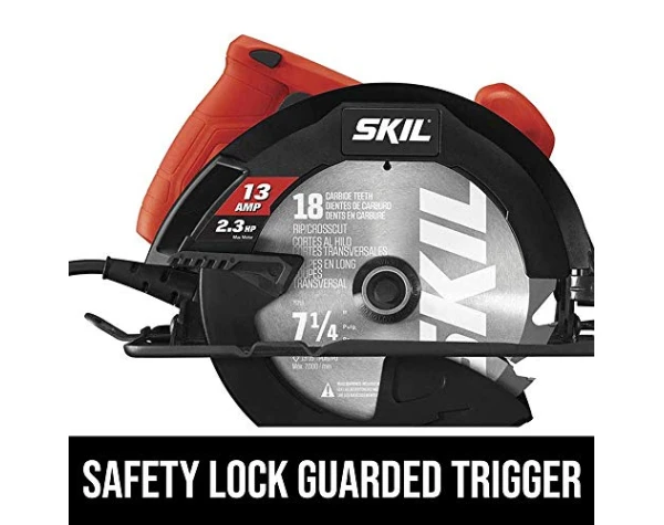 Skil 5080-01 13-Amp 7-1/4" Circular Saw, Red - - Image 4
