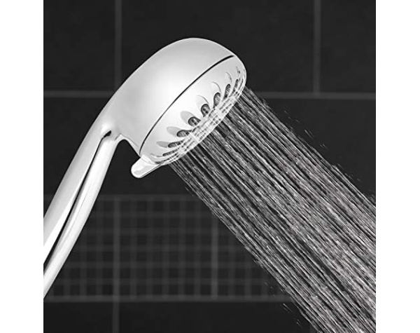 Waterpik Slide Rail Hand Held Shower Head Chrome Height Select with PowerPulse Therapeutic Massage Spray, SRXPP-763ME - - Image 9