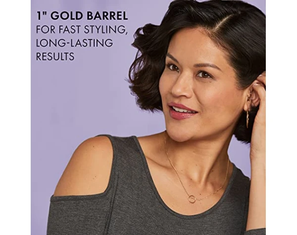 Hot Tools Pro Signature Gold Curling Iron | Long-Lasting, Defined Curls, (1 in)  Beauty & Personal Care - Image 2