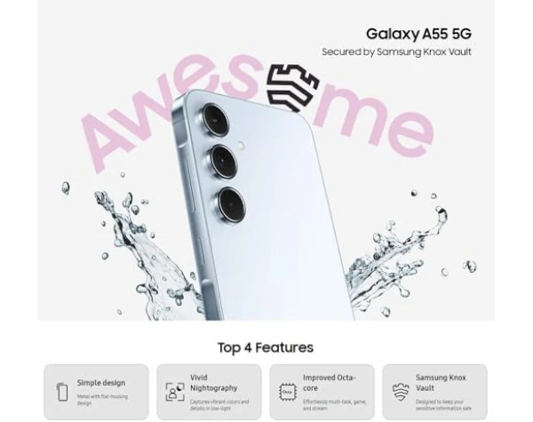 SAMSUNG Galaxy A55 5G + 4G LTE (128GB + 8GB) - Image 4